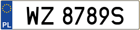 Truck License Plate